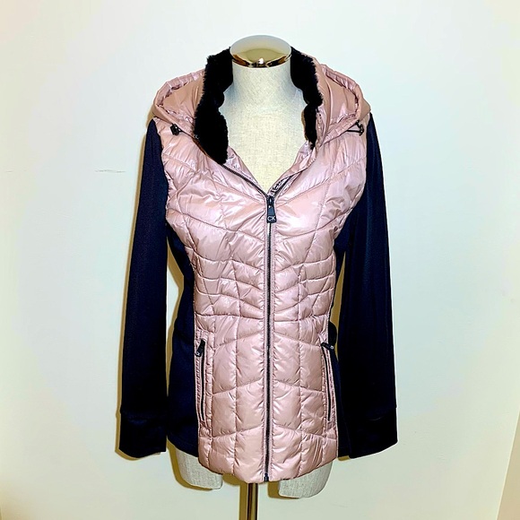 Calvin Klein Jackets & Blazers - Calvin Klein Pink and Black Performance Jacket - Sz Med